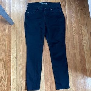 Old Navy Sweetheart Black Skinny Jeans, 6 Short